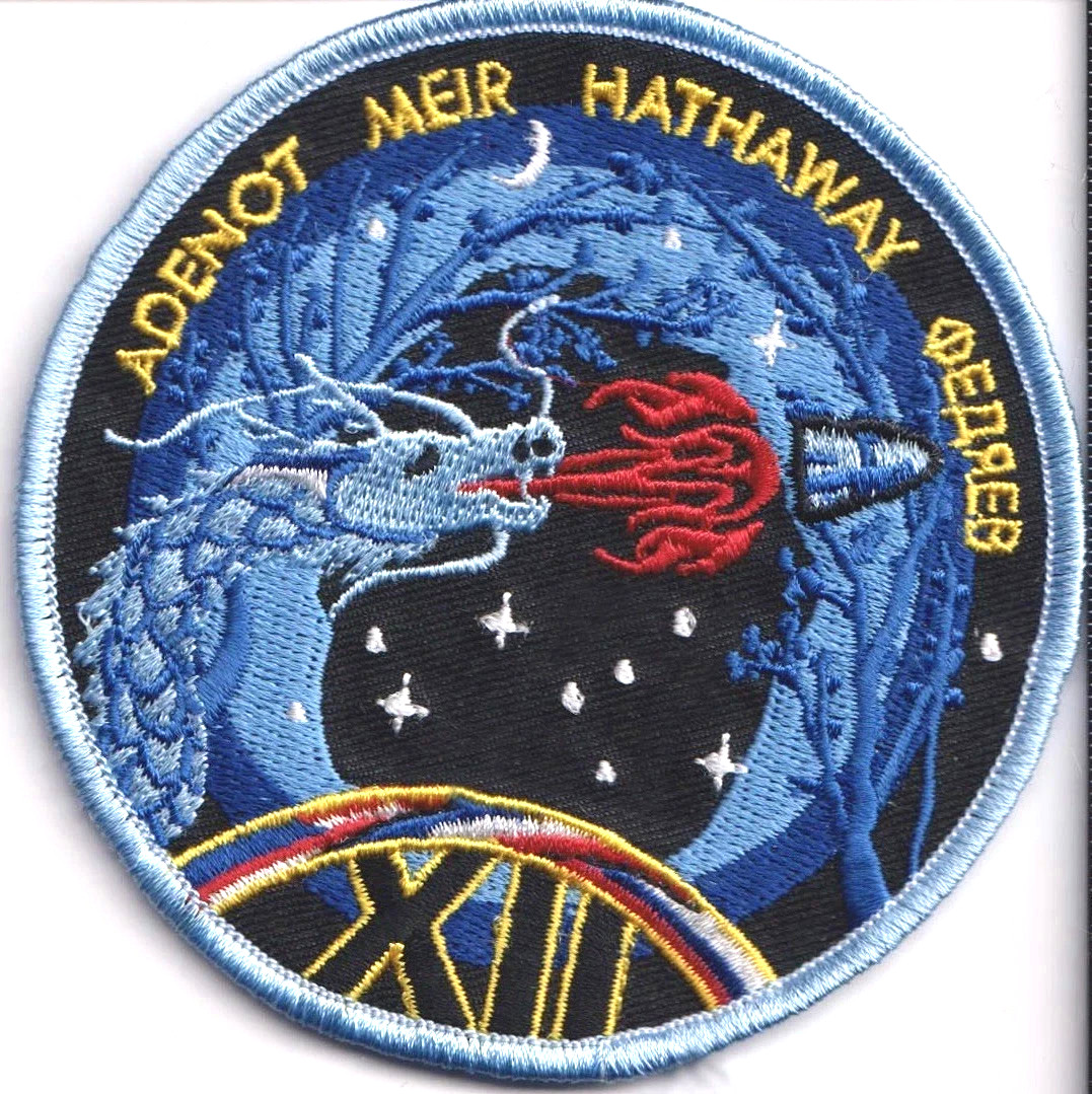 Authentic CREW-12 NASA SPACEX ISS Mission CREW DRAGON SPACE PATCH