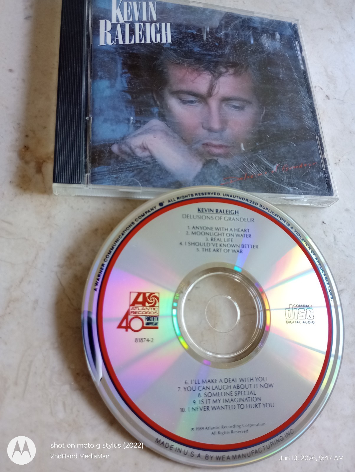 KEVIN RALEIGH DELUSIONS OF GRANDUER CD