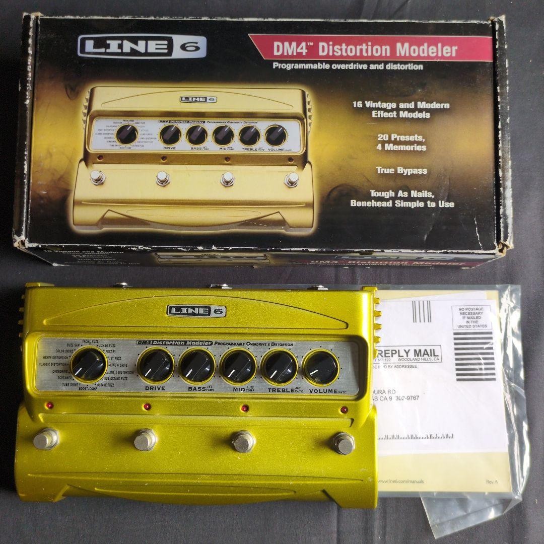 LINE 6 DM4 Distortion Modeler Junk Not Powering On