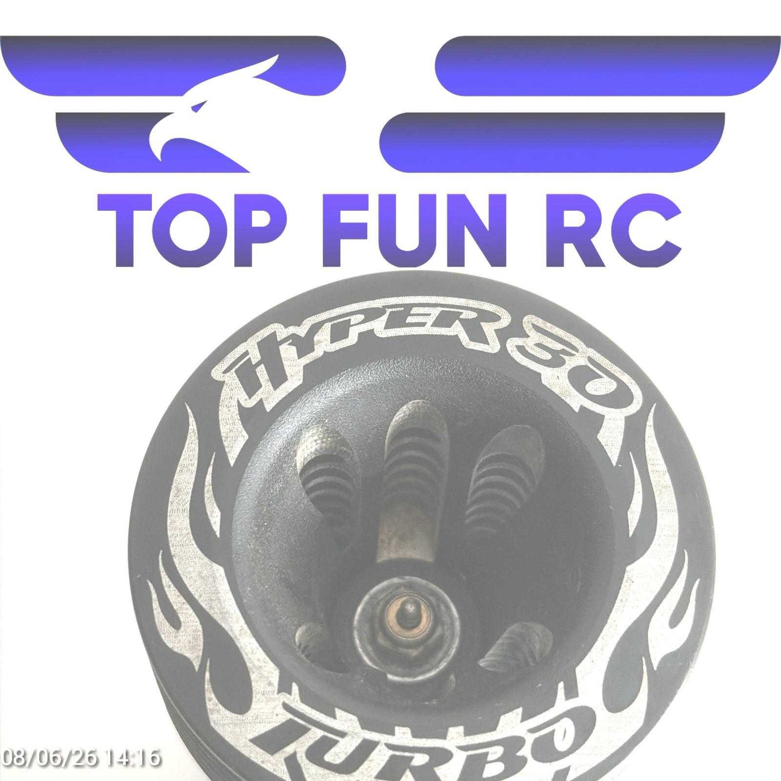 HoBao Hyper 30 Turbo Engine W/O Pull Starter (Backplate) with Turbo Glow Plug