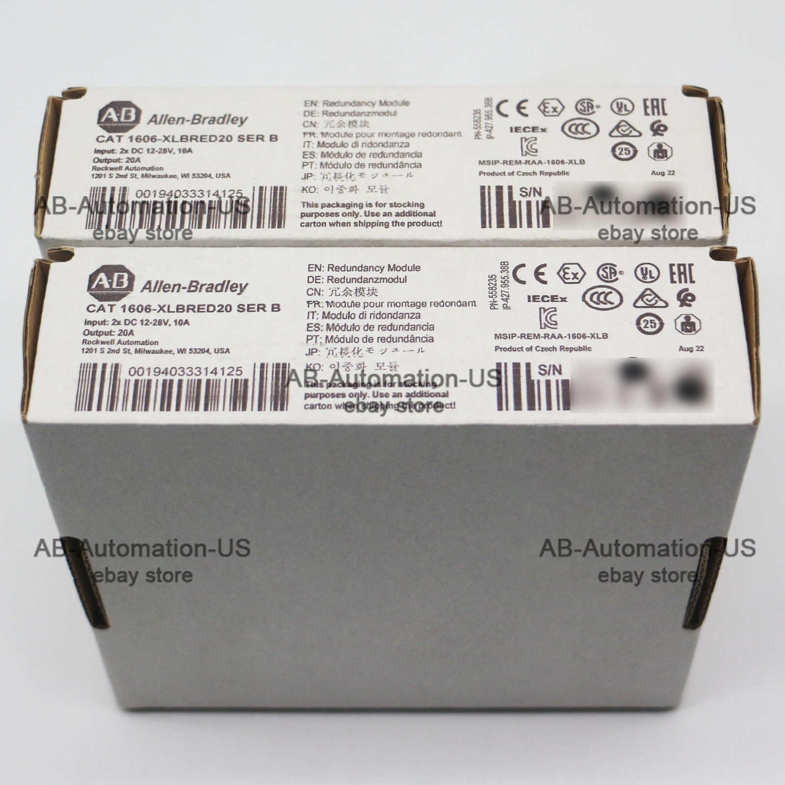 New  12-28VDC 2x10A Redundancy Module 1606-XLBRED20