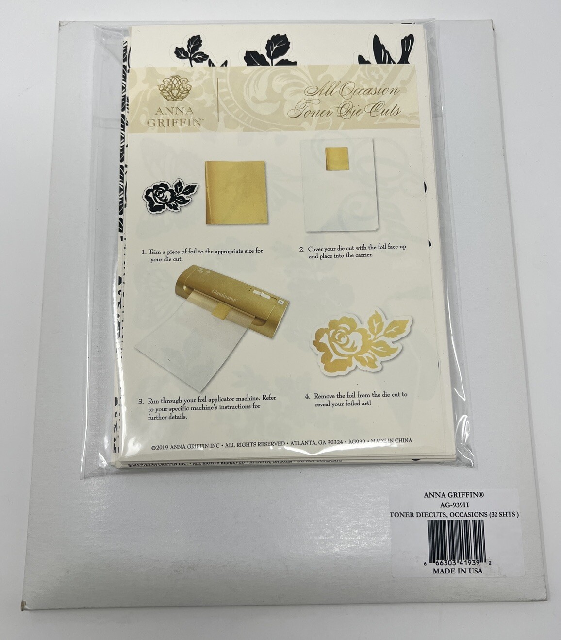 Anna Griffin Occasions Toner Die Cuts AG-939H (32 Sheets)