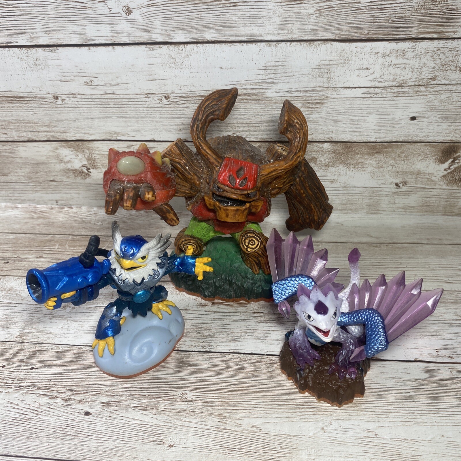 Skylanders: Giants: TREE REX Giant Figure, Flashwing Purple, And Jet Vac