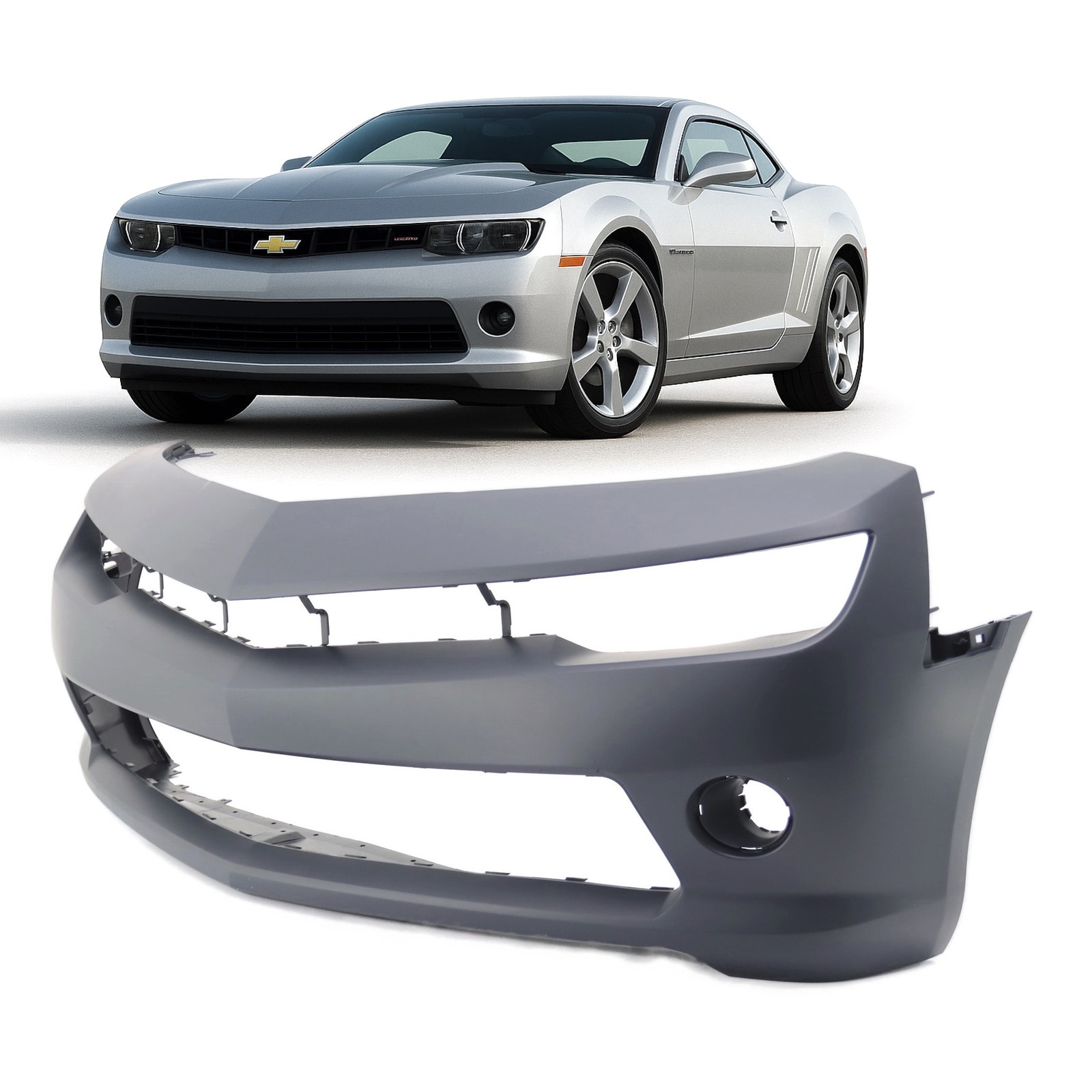 Front Bumper Cover for 2014-2015 Chevy Chevrolet Camaro LT LS GM1000965