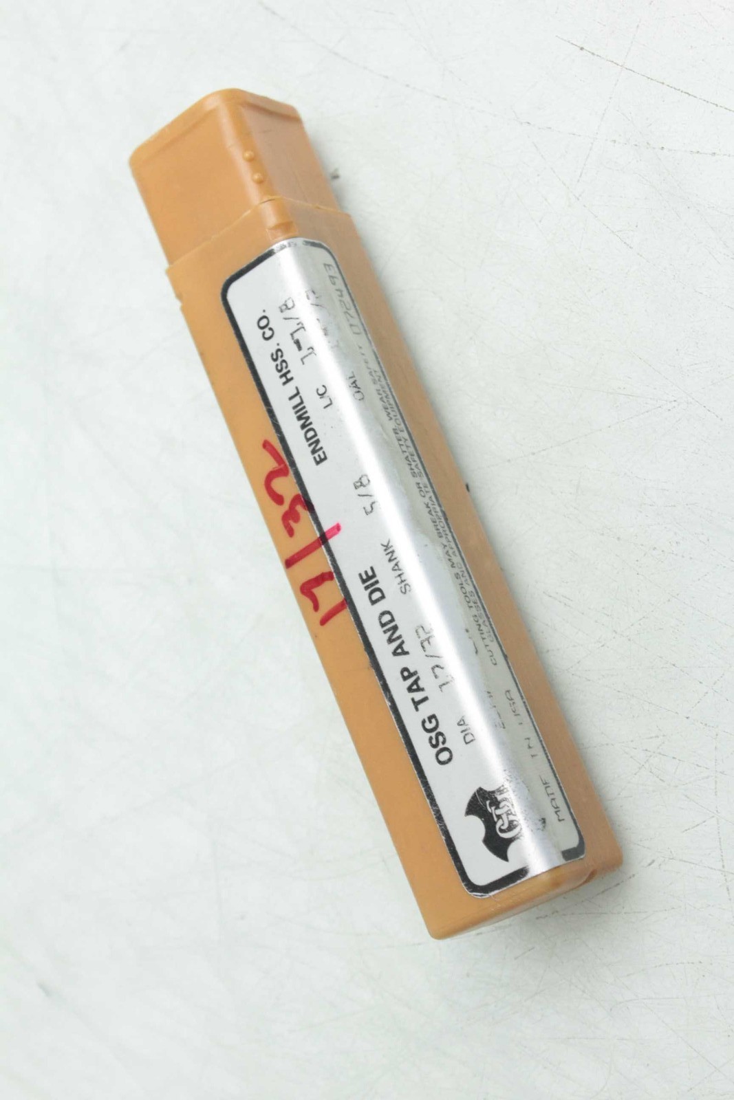 OSG 52272 Tap and Die End Mill Drill Bit / HSS. Co. / 17/32" / 5/8" Shank