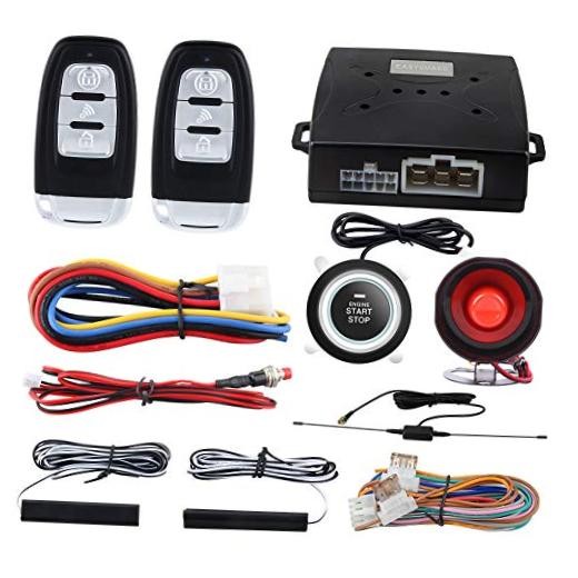 EC003 Smart Key PKE Passive Keyless Entry Car Alarm System Push Start Button