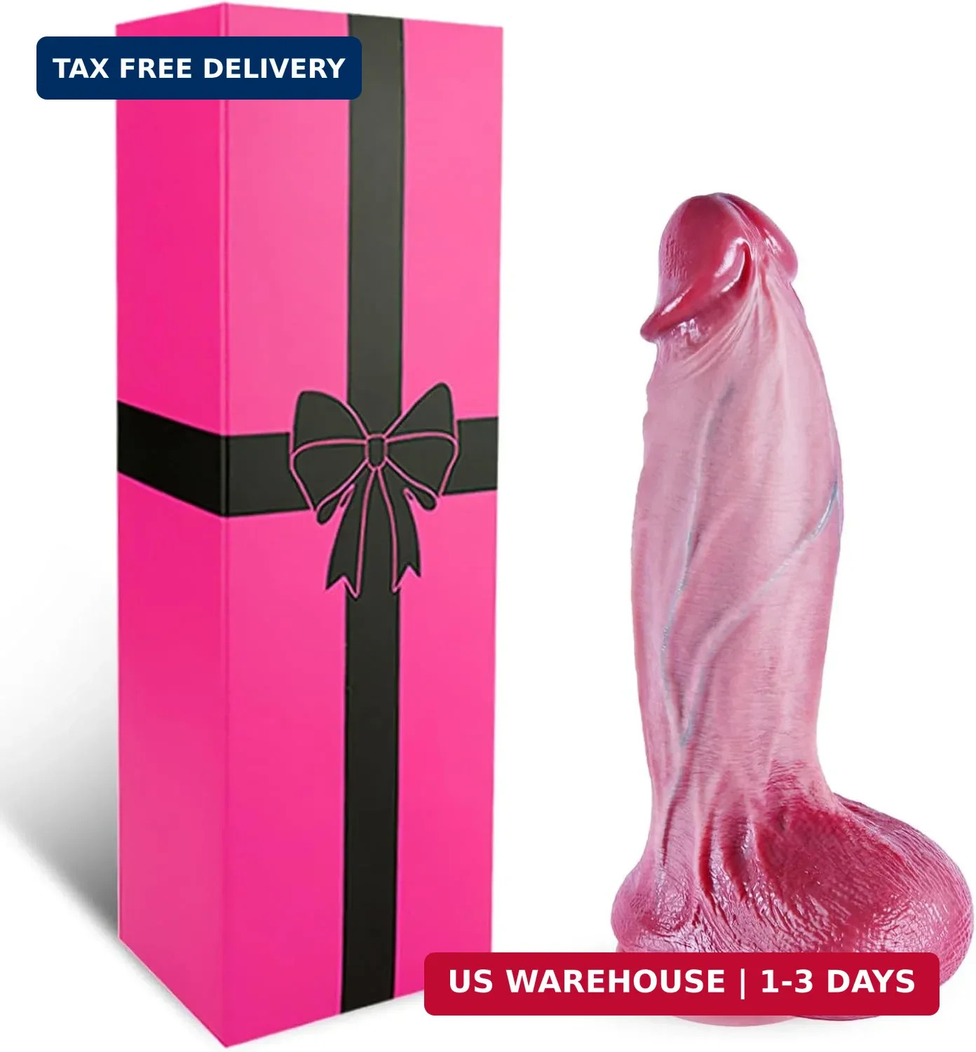 8.7 Inch Liquid Silicone Dual Layer Feels Real Skin Dildo with Suction Cup, Soft