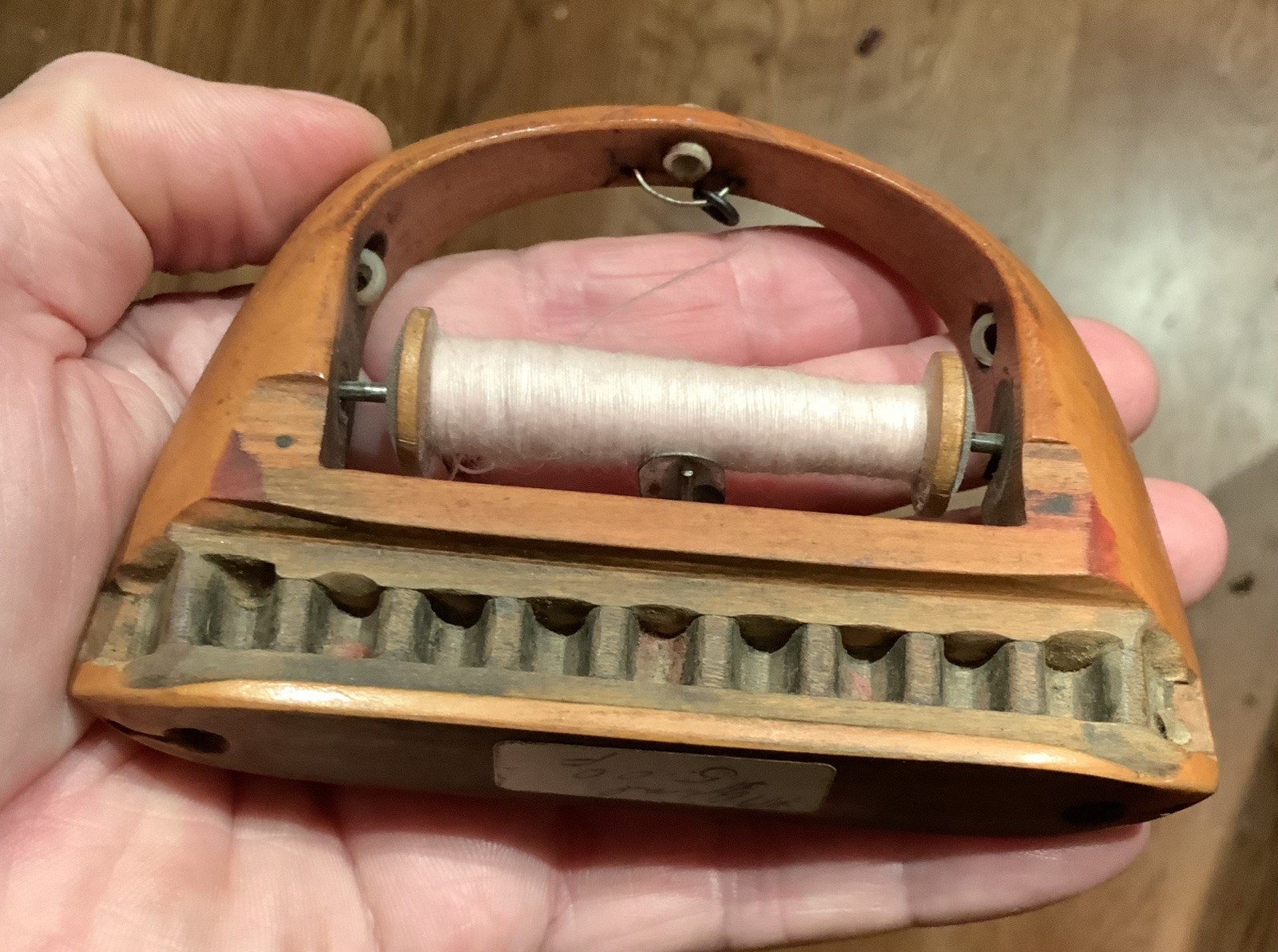 Antique Wood Weaving Shuttle