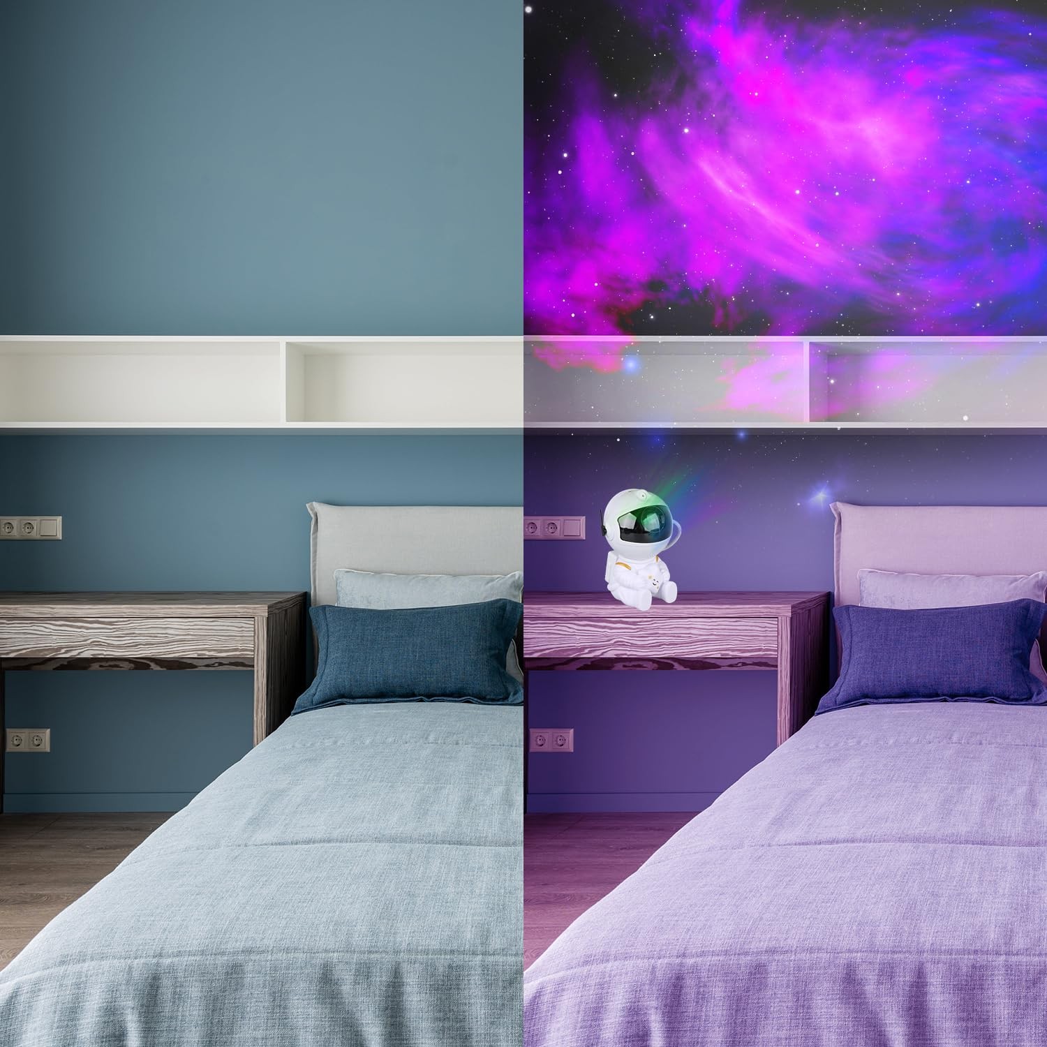 Astronaut Star Projector, Projector Galaxy Light for Original White