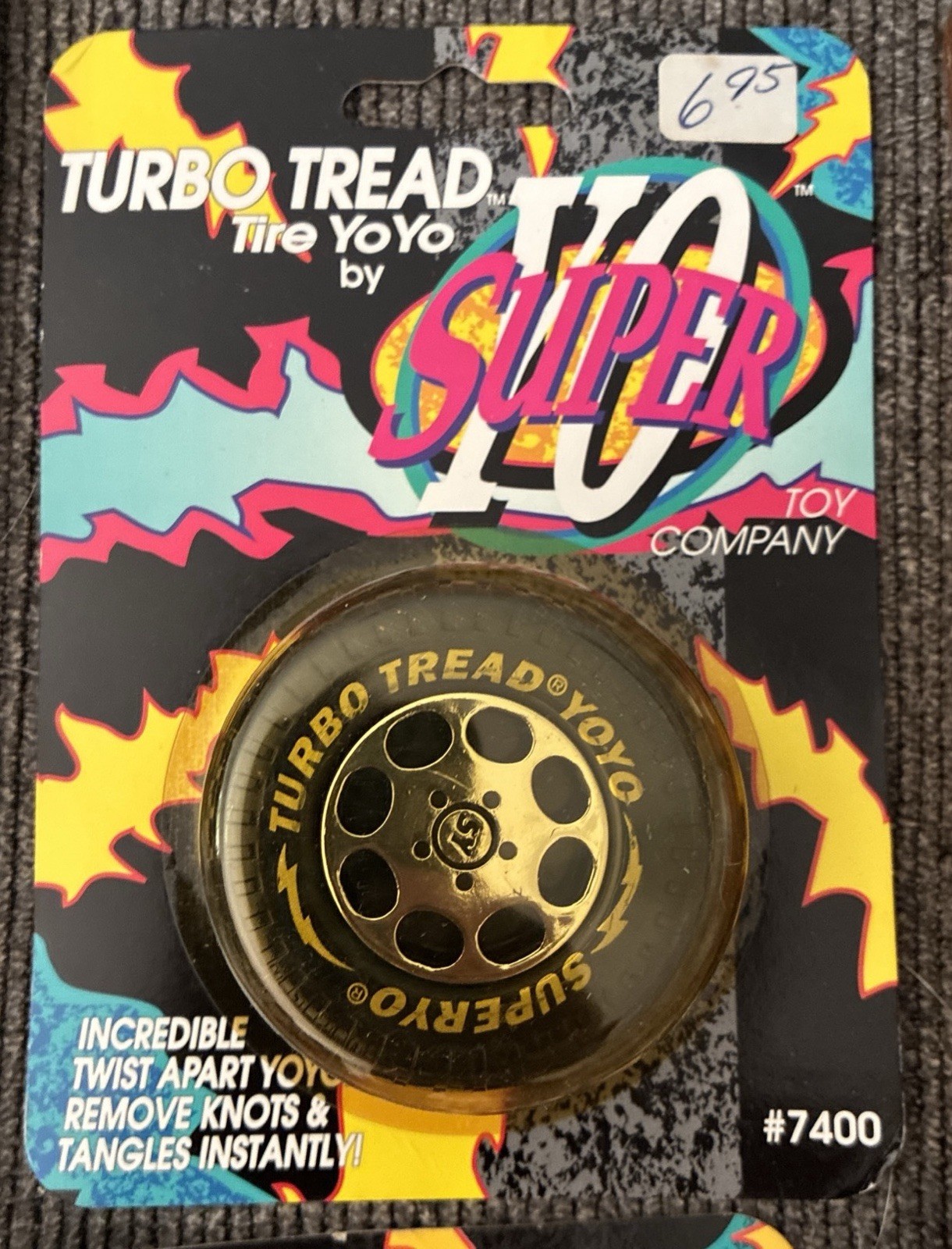 Vintage Superyo Turbo Tread YoYo Toy 90’s  Original Sealed - Discount On Bulk