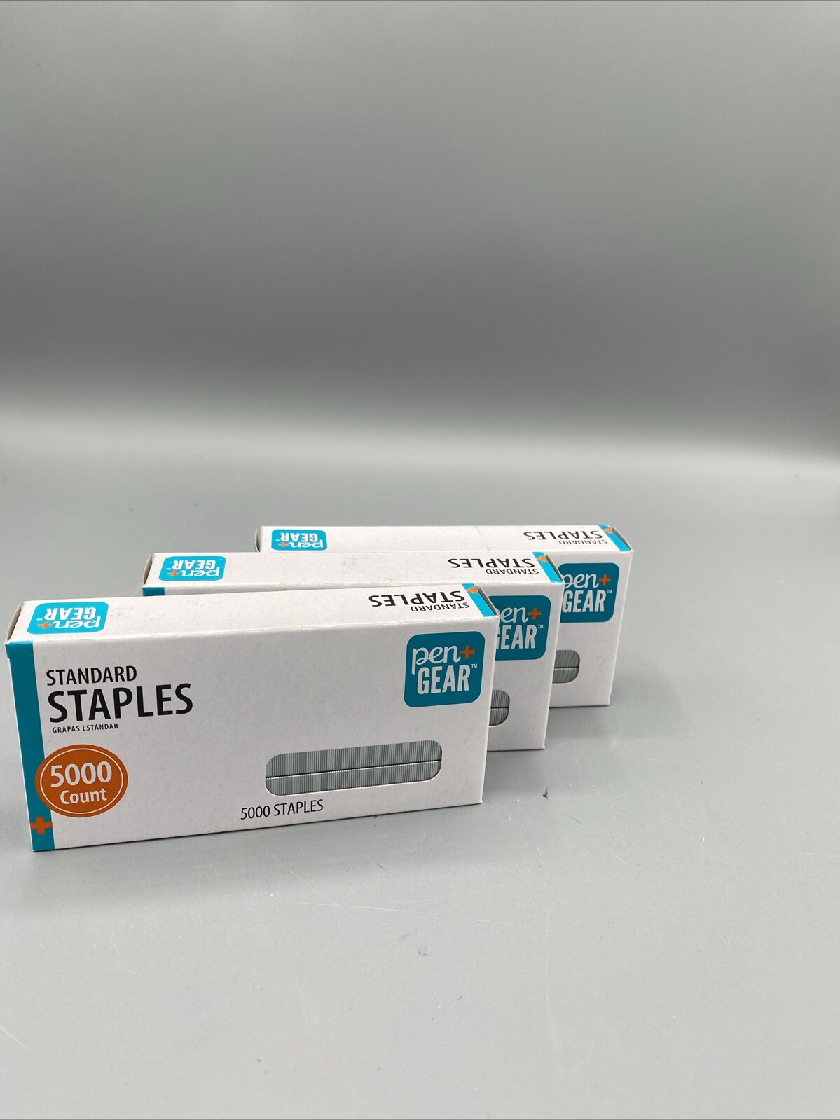 3 pack Pen + Gear Standard Full Strip Staples, 5,000 Count 1 Pack- NEW UNOPENED