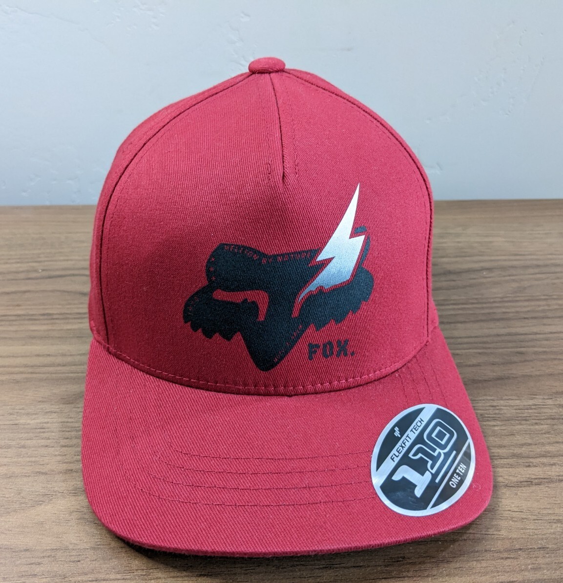 Youth FOX RACING Flexfit Hat Cap Logo Adjustable Snapback Red