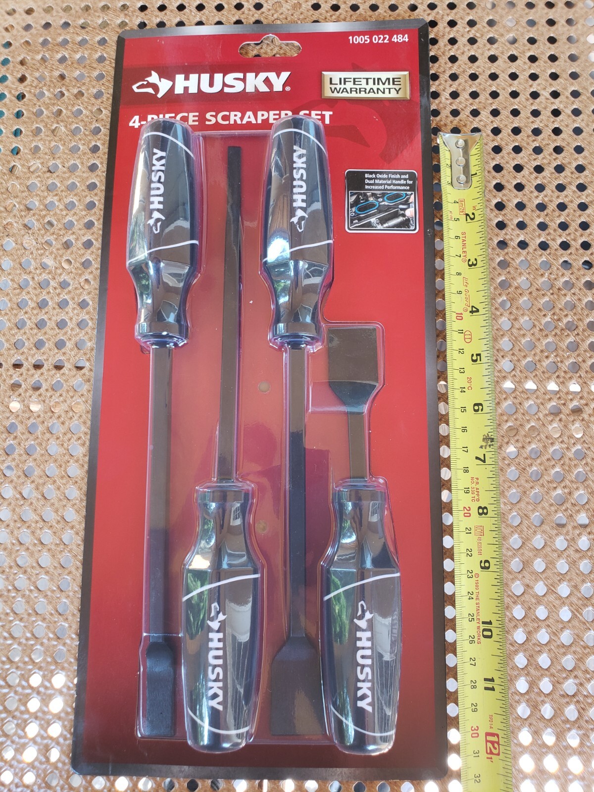 HUSKY Hand Scraper Tool Set 1005022484 Black oxide finish