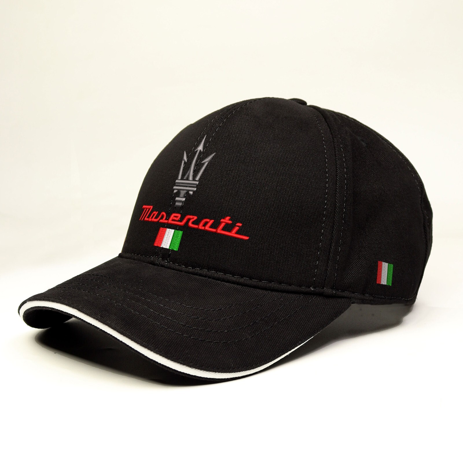 Maserati Italian Flag Embroidered Hat