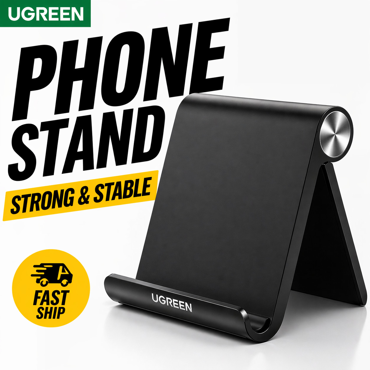 UGREEN Phone Stand Adjustable Foldable Tablet Holder Desk Stand for iPhone iPad