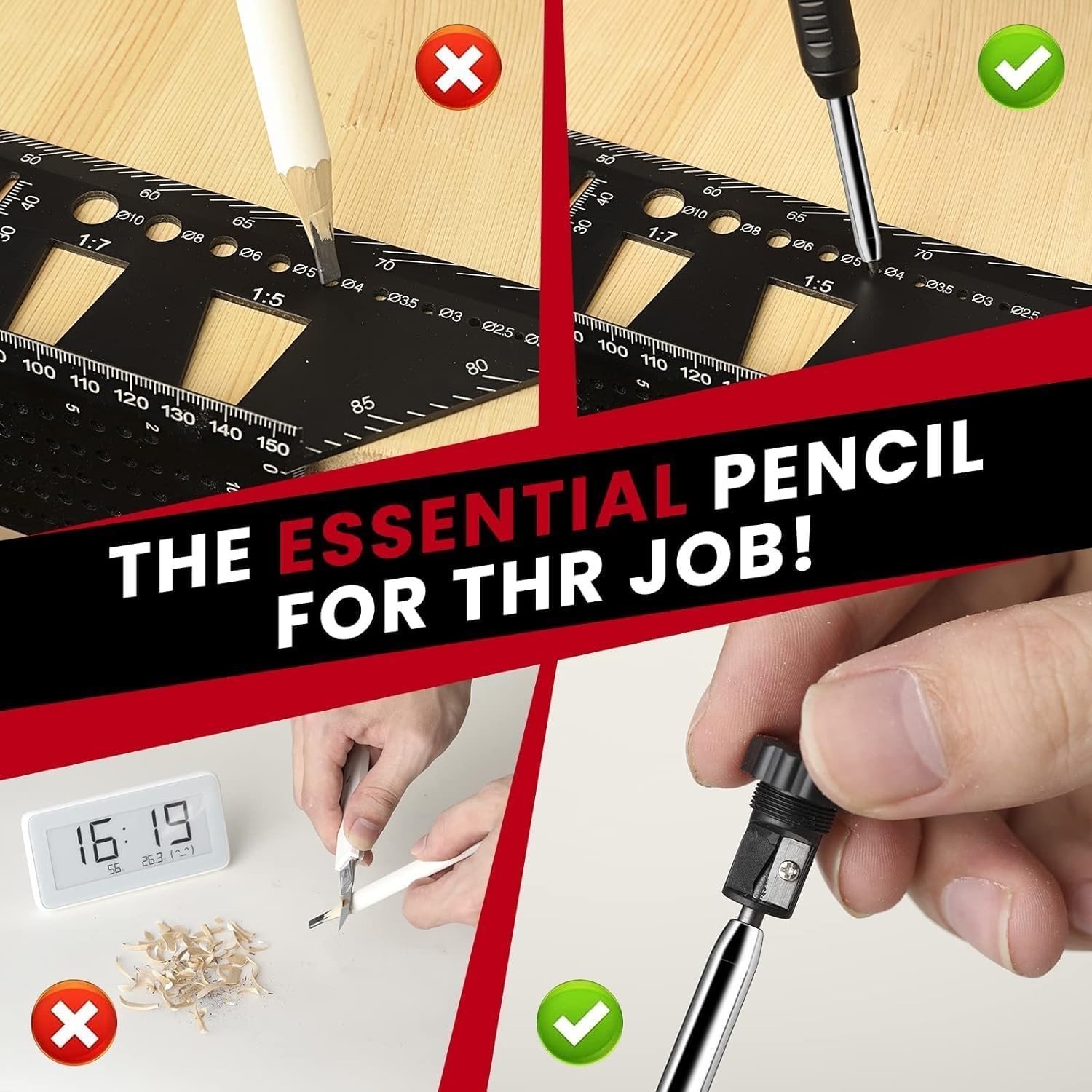 Deep Hole Pencil Construction Kit