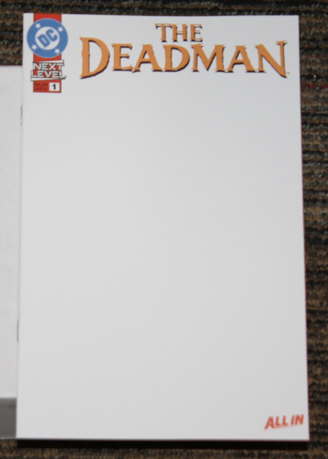 DC The Deadman #1 BLANK Sketch Cover Variant - Morazzo Prince