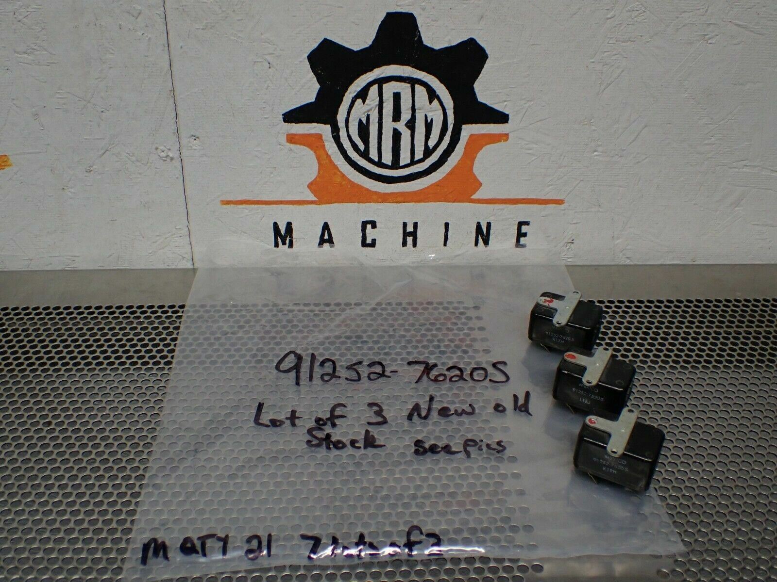 RBM 91252-7620S Relays New No Box (Lot of 3) See All Pictures