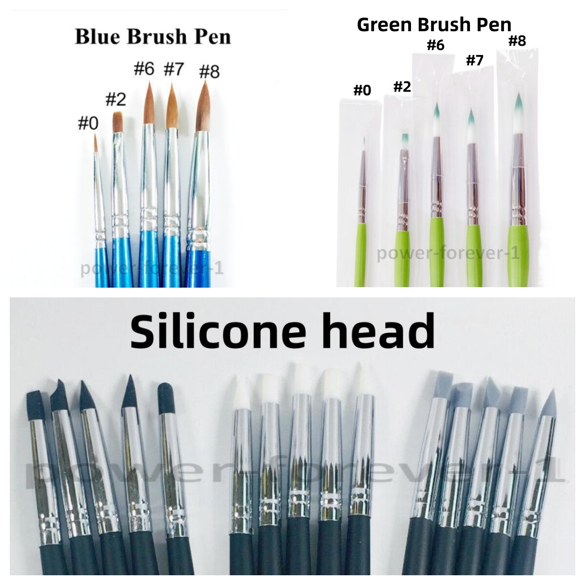 Dental Silicone Brush Pen Adhesive Composite Resin Cement Porcelain Brushes Lab