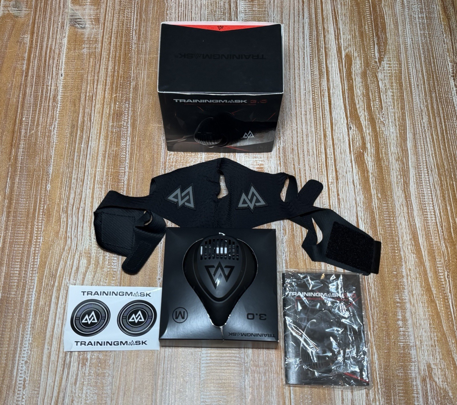 Authentic Elevation Training Mask 3.0 Size Medium Black Simulates High Altitude