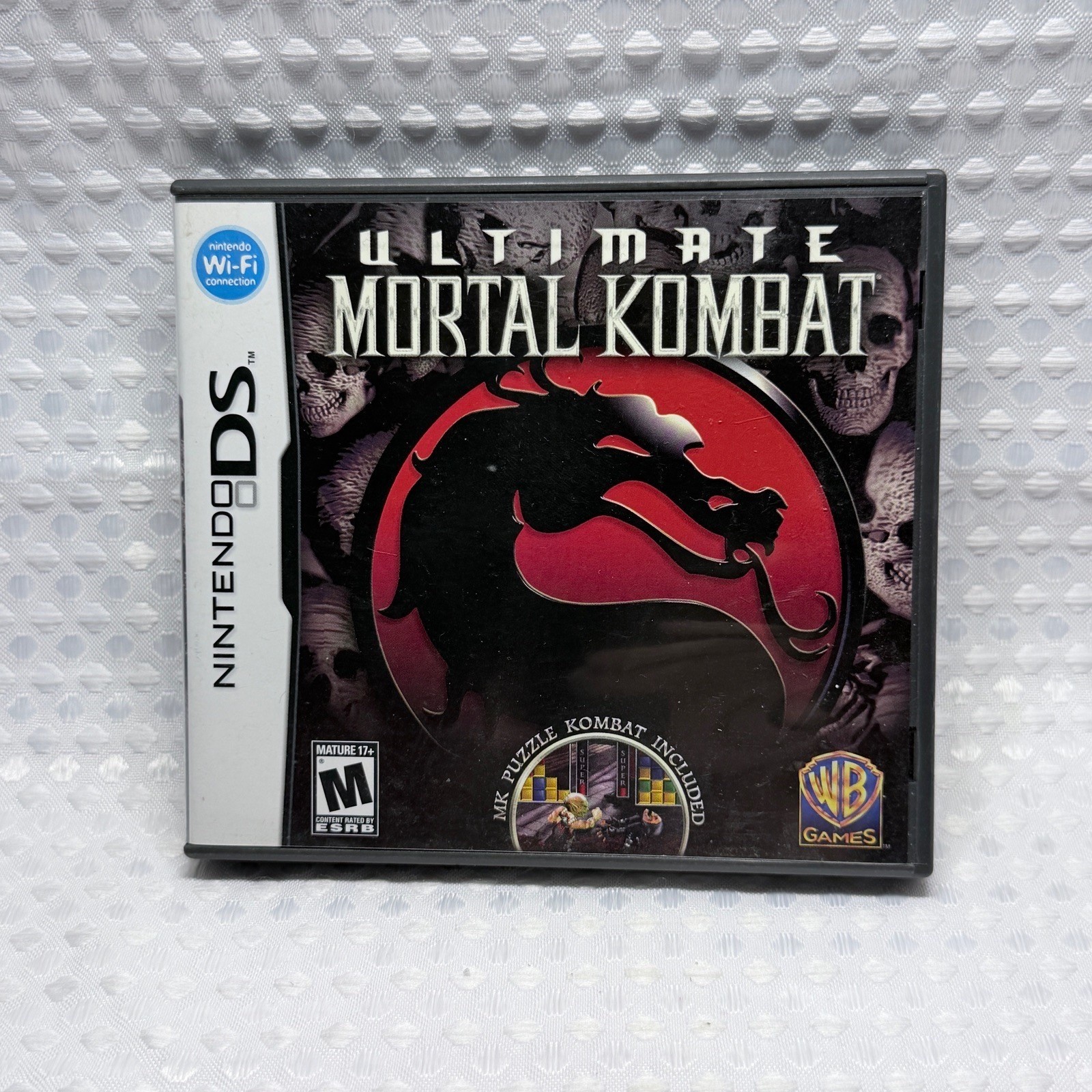 Ultimate Mortal Kombat Nintendo DS Case & Manual Only No Game Authentic