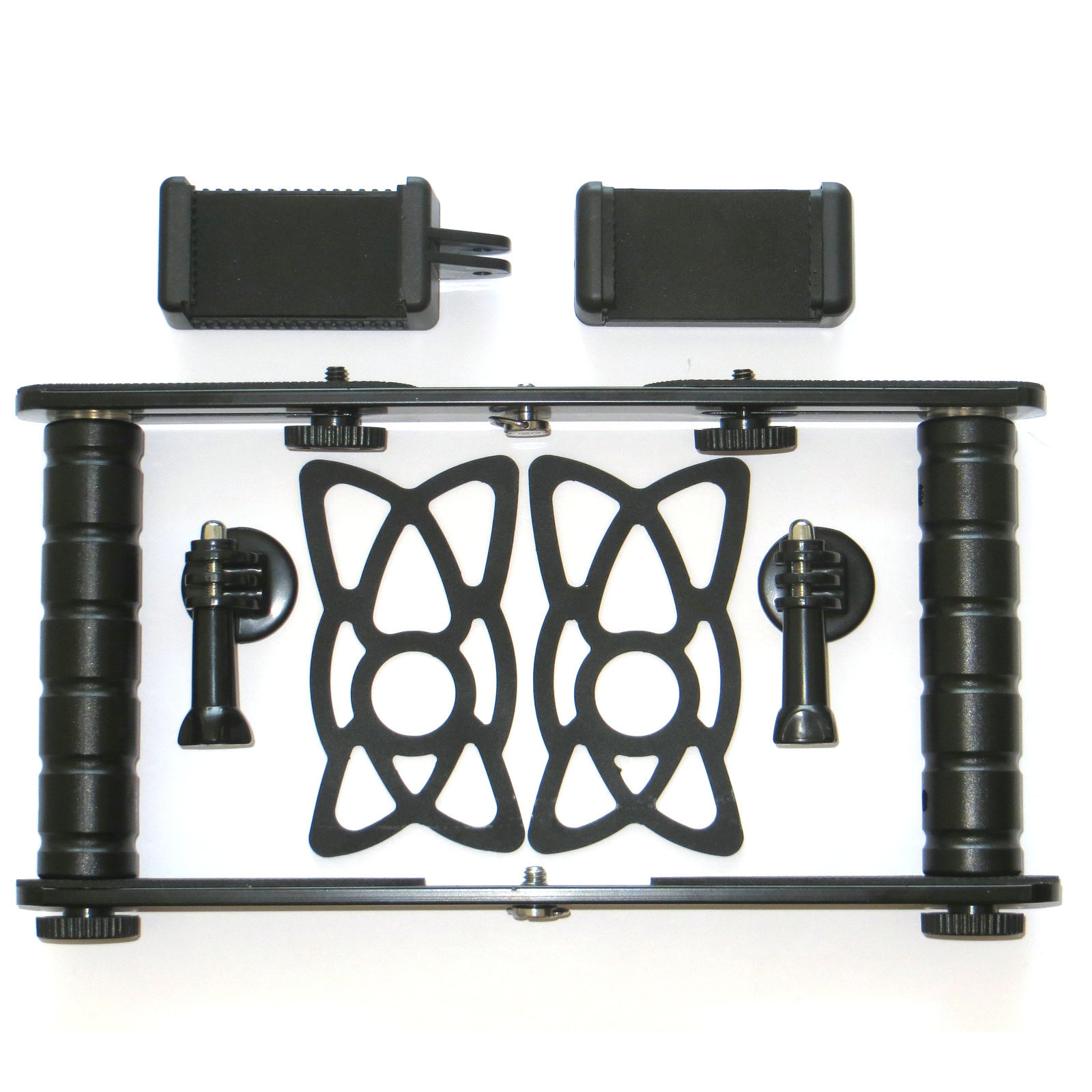 1set Dual Arm Scuba Diving Dive Bracket Action Camera Stabilizer Mount for Gopro
