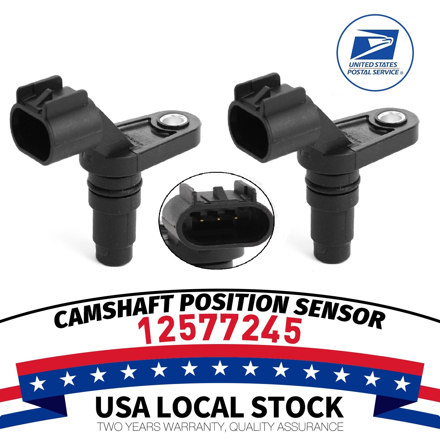 2pcs Camshaft Position Sensor Fit for Chevrolet Equinox 2010 2011-2017 2.0 2.4L