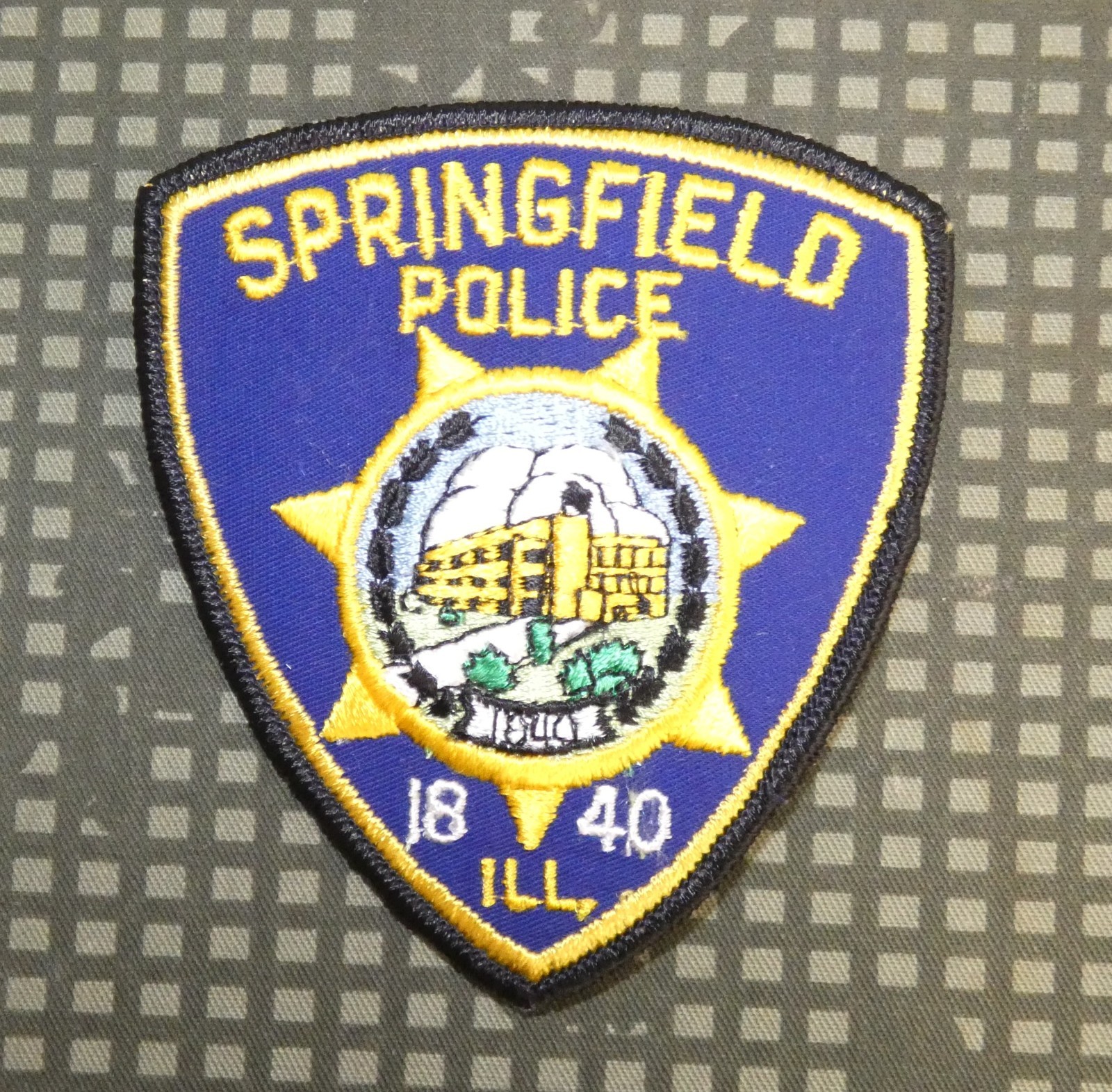 Vintage Springfield Police Department Patch (Illinois)
