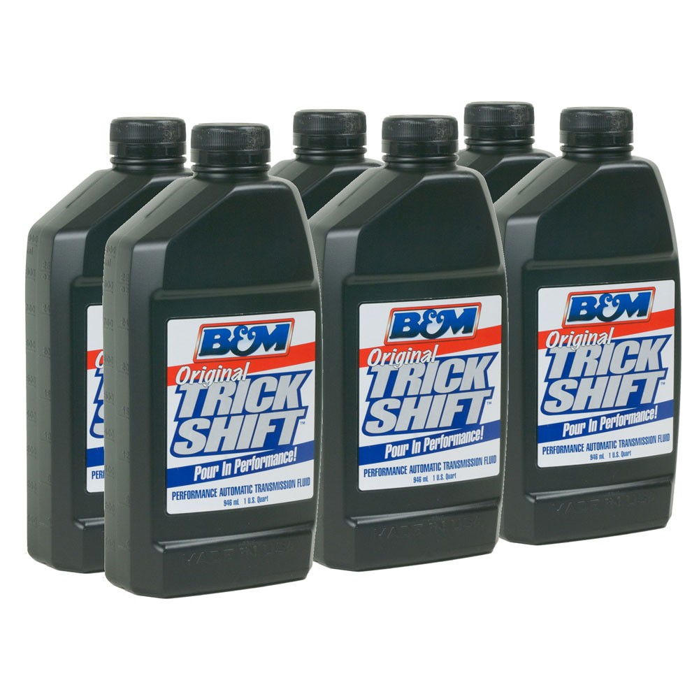 B&M ATF Transmission Fluid 80259 (6-PACK); Trick Shift Dexron, Mercon, Type-F
