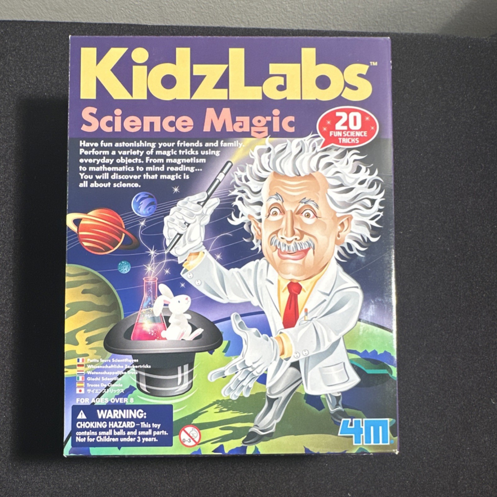 4M KidzLabs Science Magic Kit 20 Science Tricks Educational Toy 2018