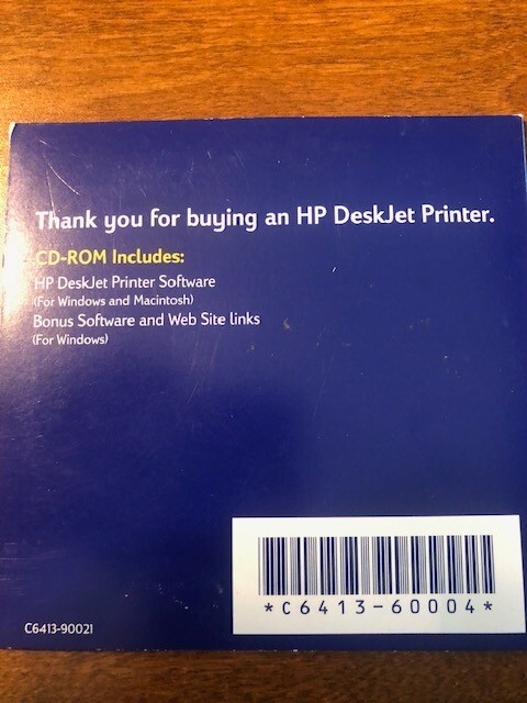 Hewlett-Packard Deskjet CD-ROM C832C Software Setup Guide