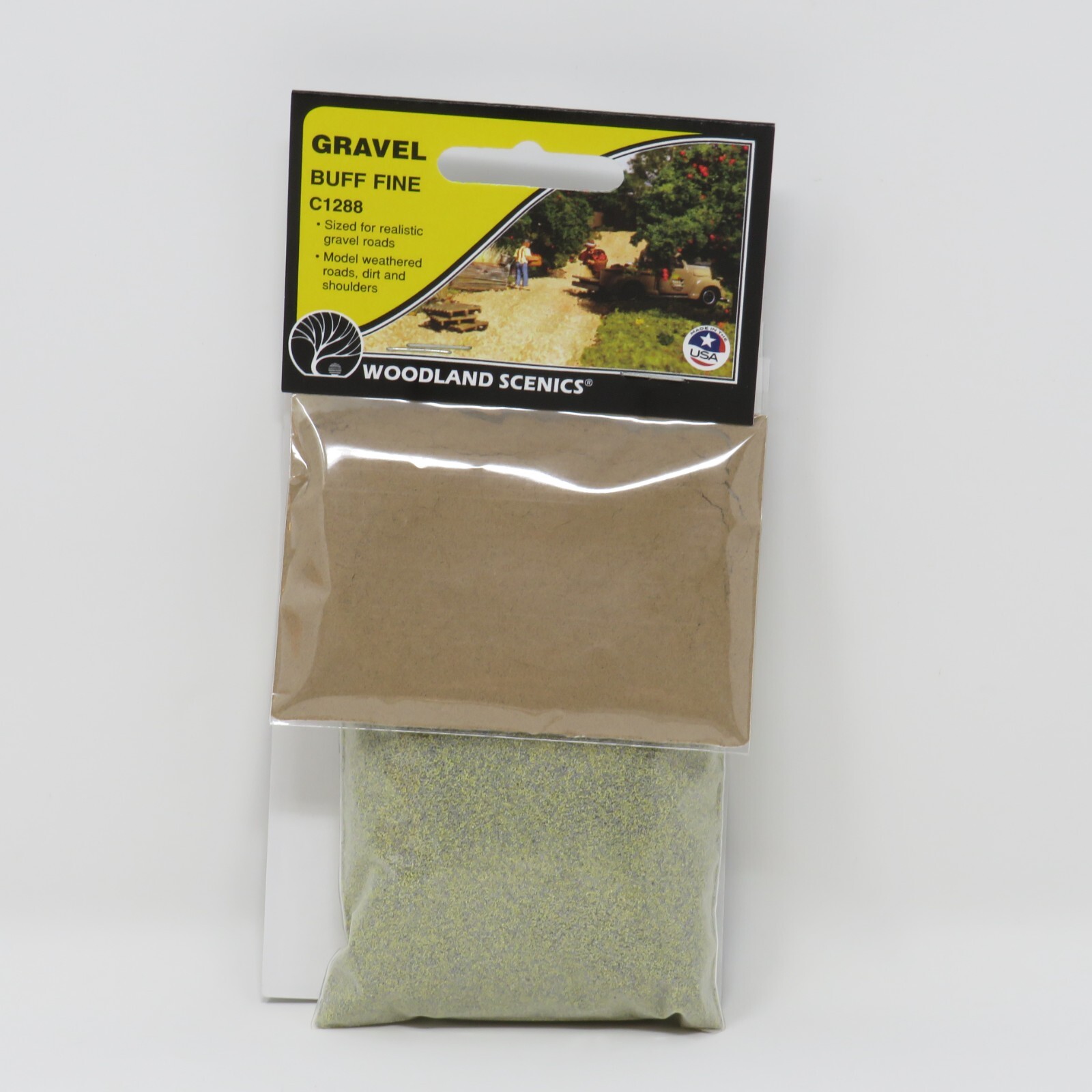 Woodland Scenics 1288 Buff Fine Gravel Road Country Train Layout Scenery Detail