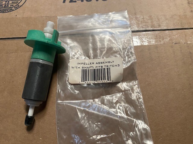 Triton 3 Impeller & Shaft for 850 gph Aquarium Pump Deep Blue Professional (NEW)