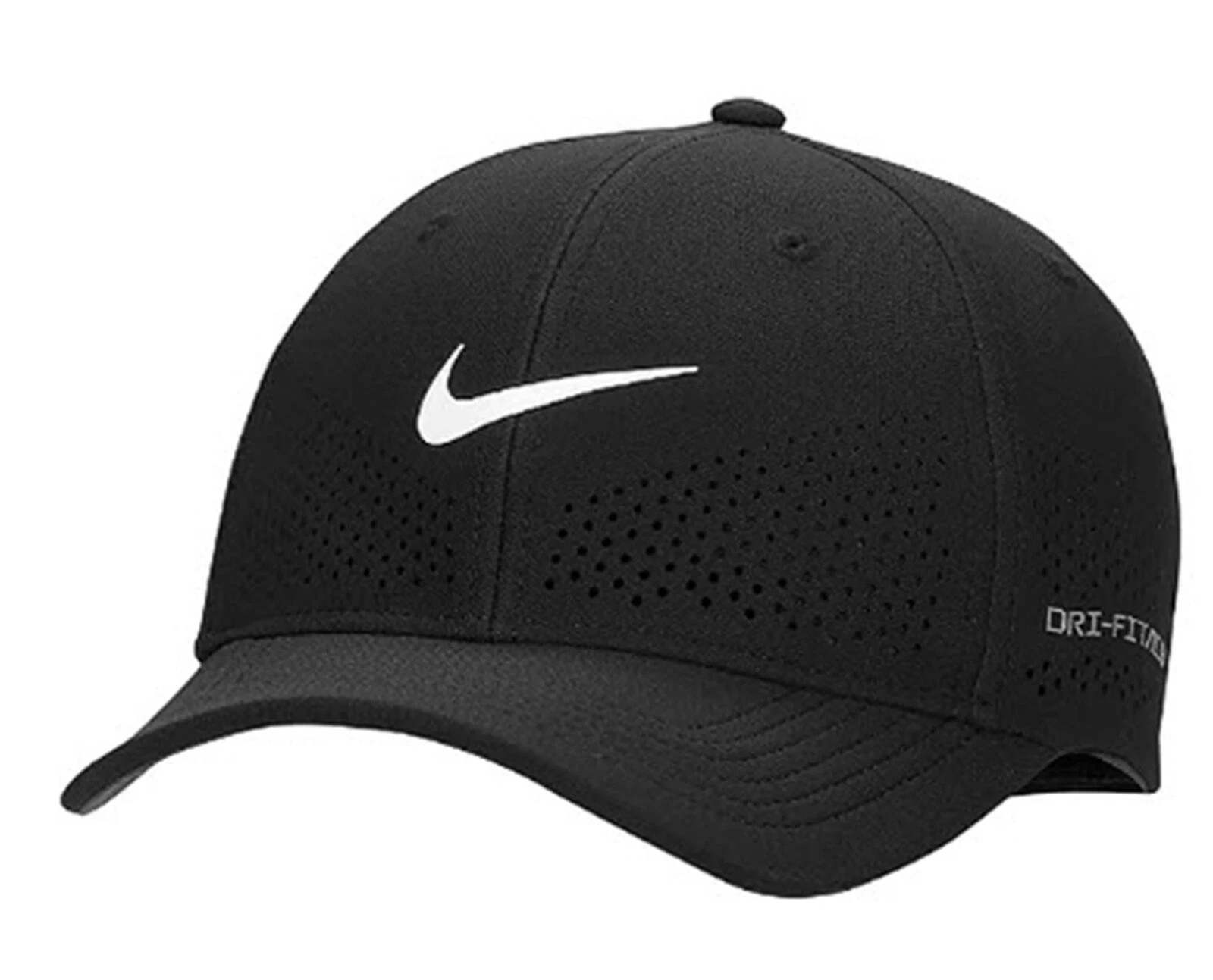 Nike Dri-FIT ADV Rise Structure Swoosh Flex Cap Unisex Black S M L  FB5633-010