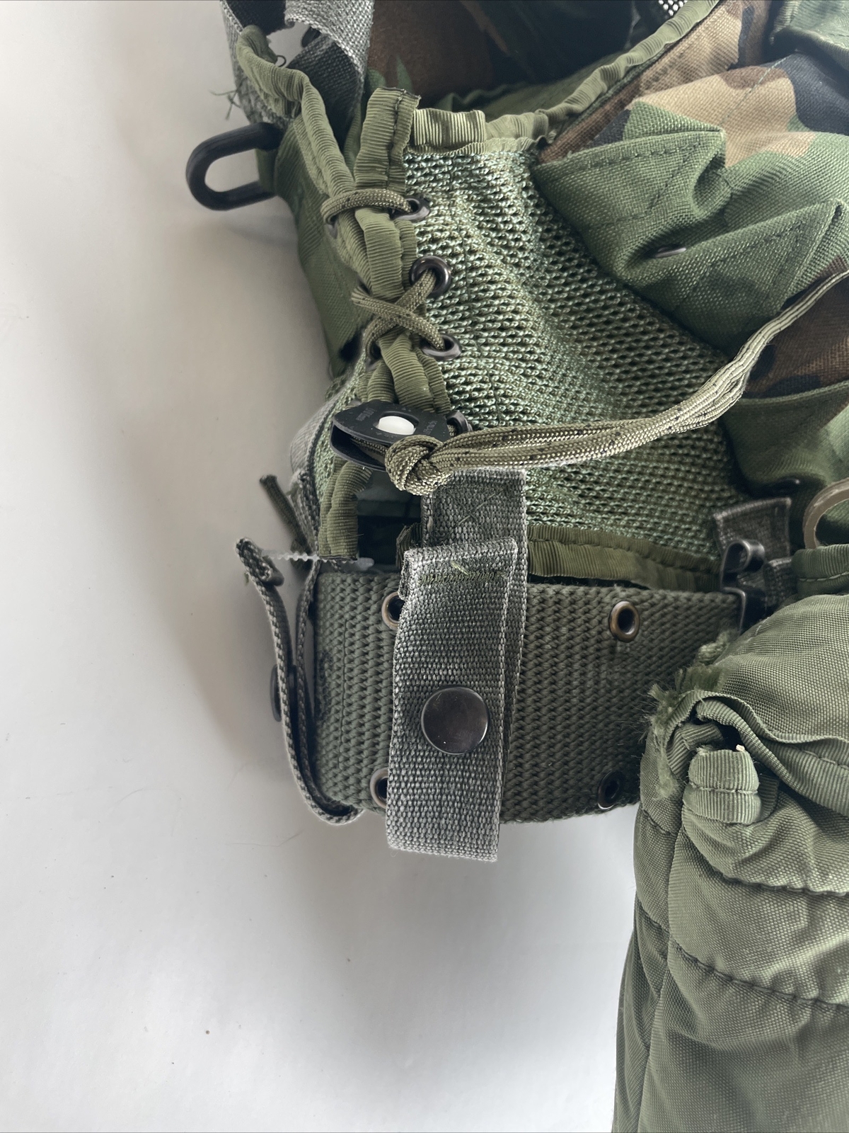 USGI Enhanced Tactical Load Bearing Vest Complete Kit BDU "EXCELLENT"