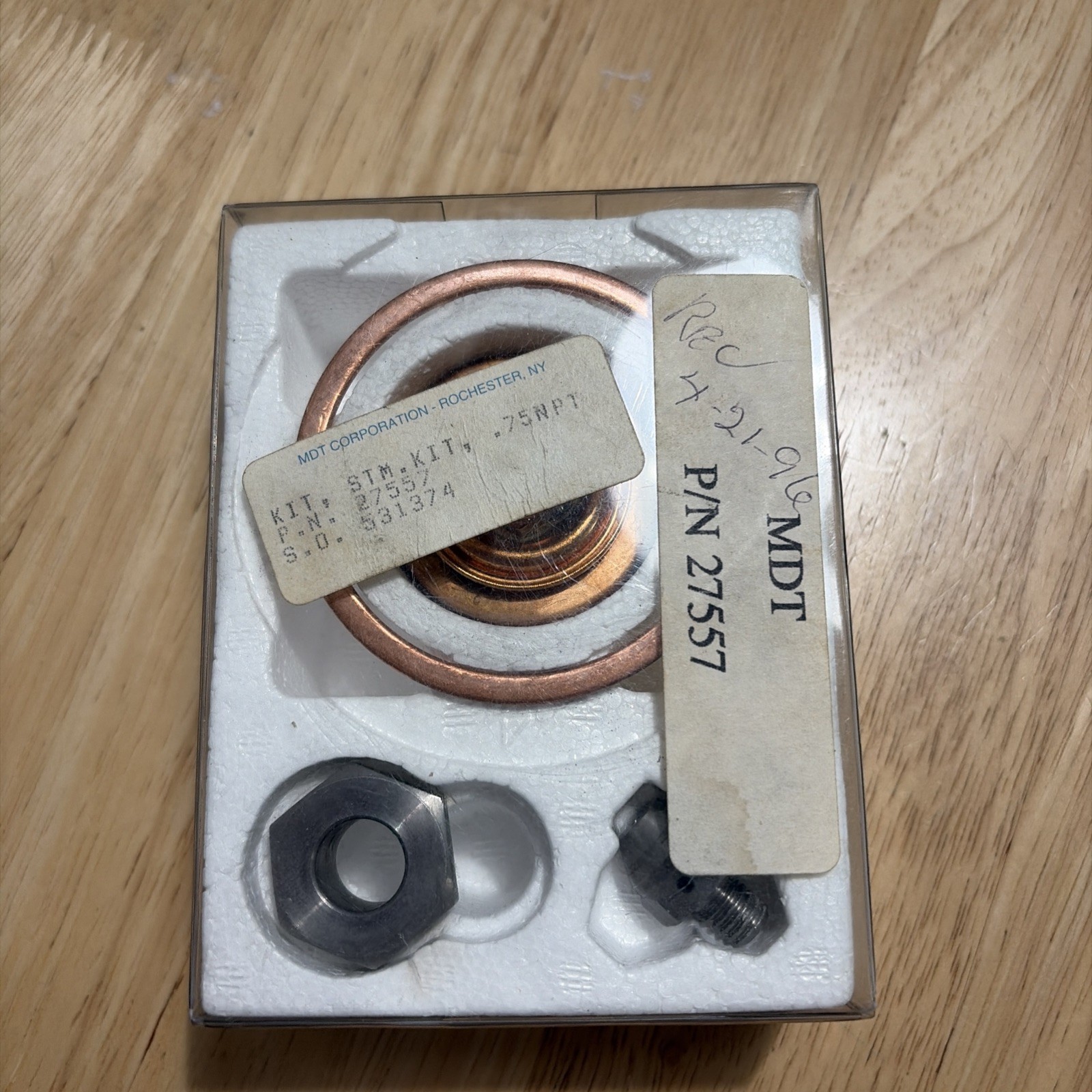 GETINGE / CASTLE Steam Trap 3/4 Rebuild Kit, New, P/N: 27557.