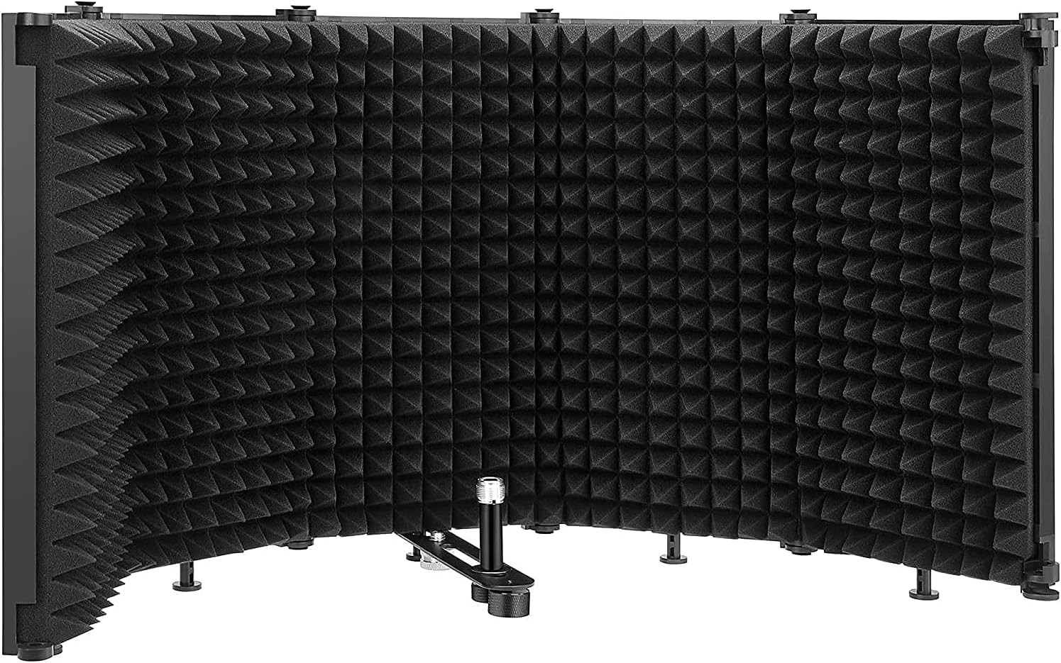 Microphone Isolation Shield - Tripod Stand 2 ft 6" to 5 ft 10" Height Adjustable