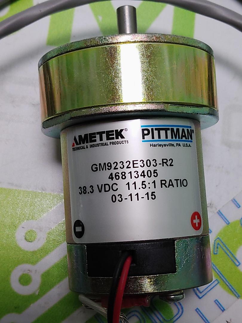 AMETEK PITTMAN MOTOR GM9232E303-R2 46813405 38.3 VDC 11.5:1 RATIO