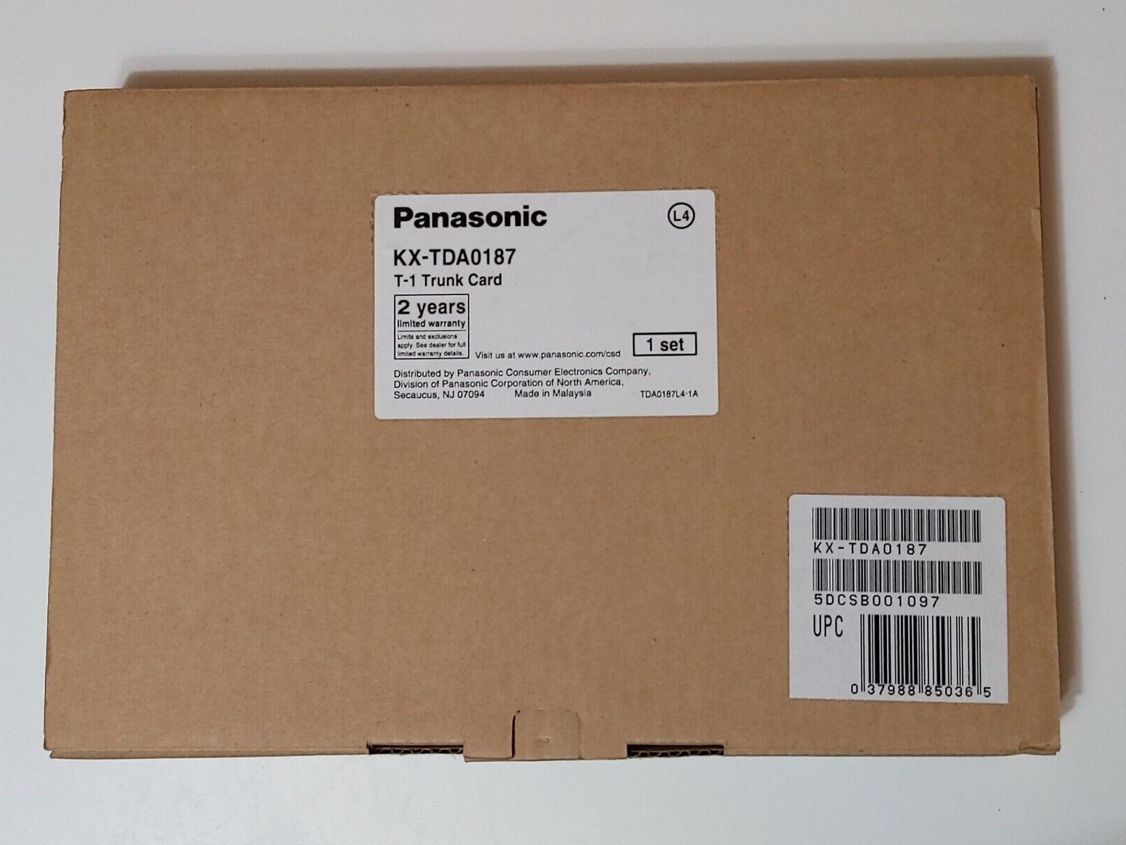 Panasonic KX-TDA0187 T1 Trunk Card 24-Ch KX-TDA100 TDA200 TDE100 TDE200 SEALED