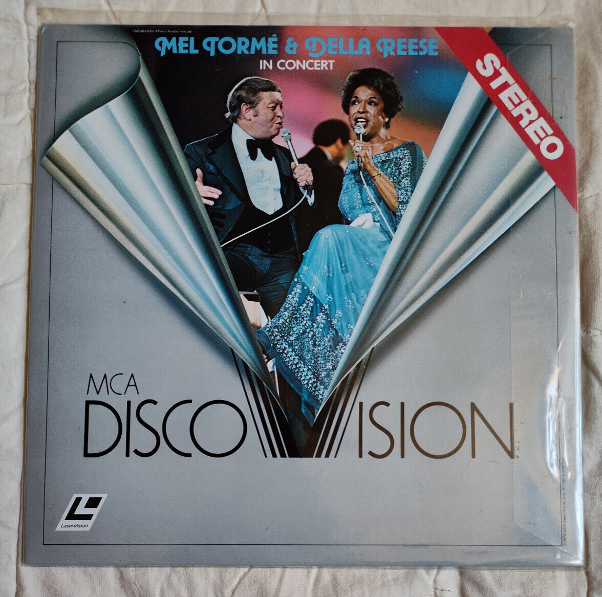 MEL TORME & DELLA REESE IN CONCERT LASERDISC, 1981, STEREO - VERY GOOD