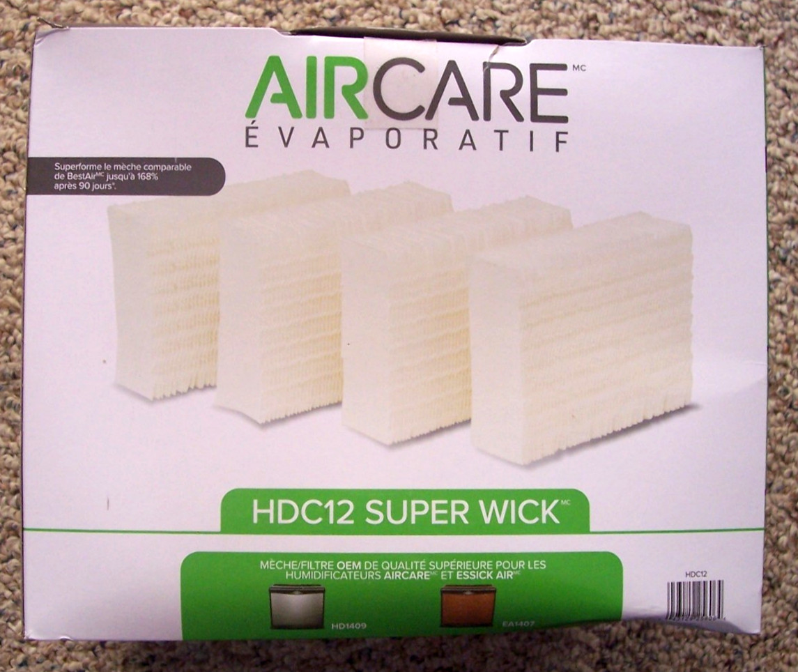Replacement Wicks HDC12 for Aircare HD1409/Essick Air EA1407 Humidifiers 4 Pack