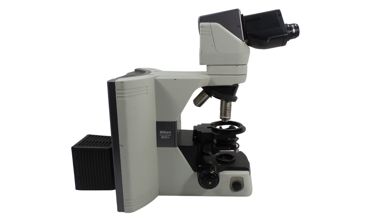 Nikon Eclipse 80i Microscope W/3 Objectives - Free Shipping