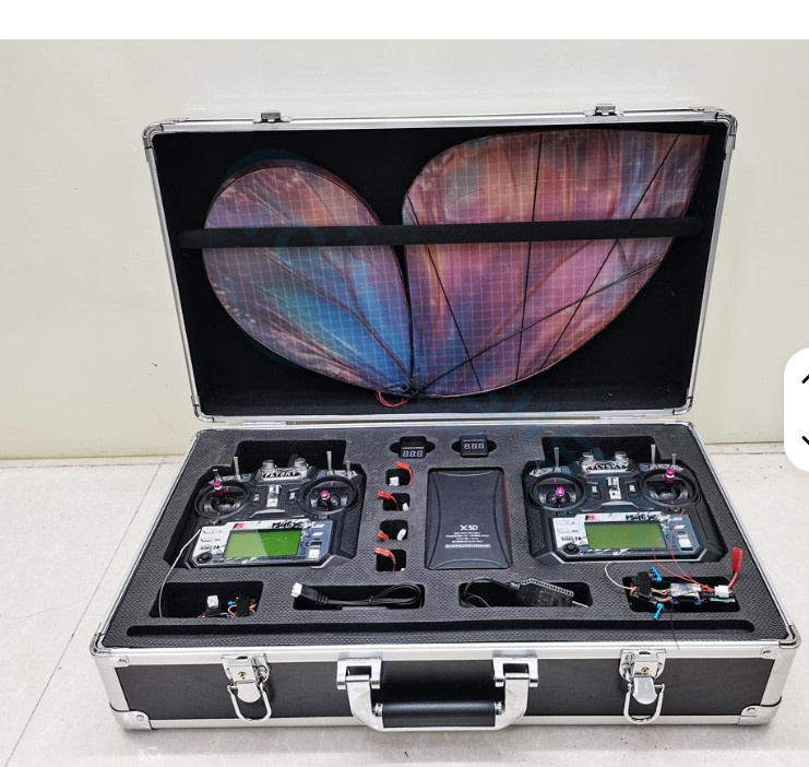 Factory Customizable Color LED Swarm Bionic Butterfly Drone with Remote Control