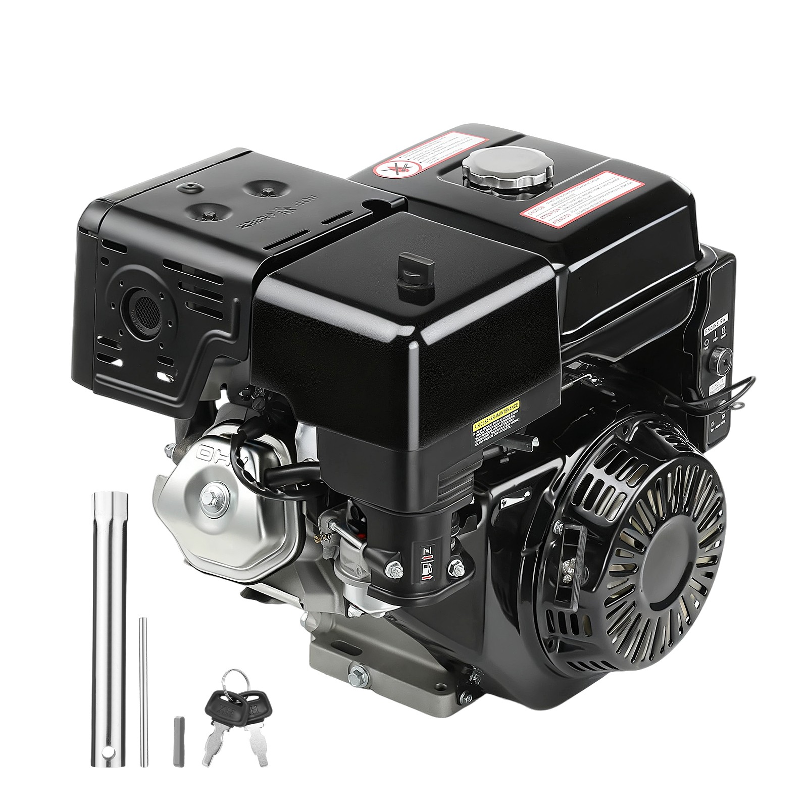 15HP 420cc Gasoline Electric Start Horizontal Engine Motor Gas OHV 4-Stroke NEW