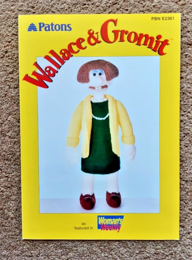 ALAN DART WALLACE & GROMIT TOYS KNITTING PATTERN PICK & MIX