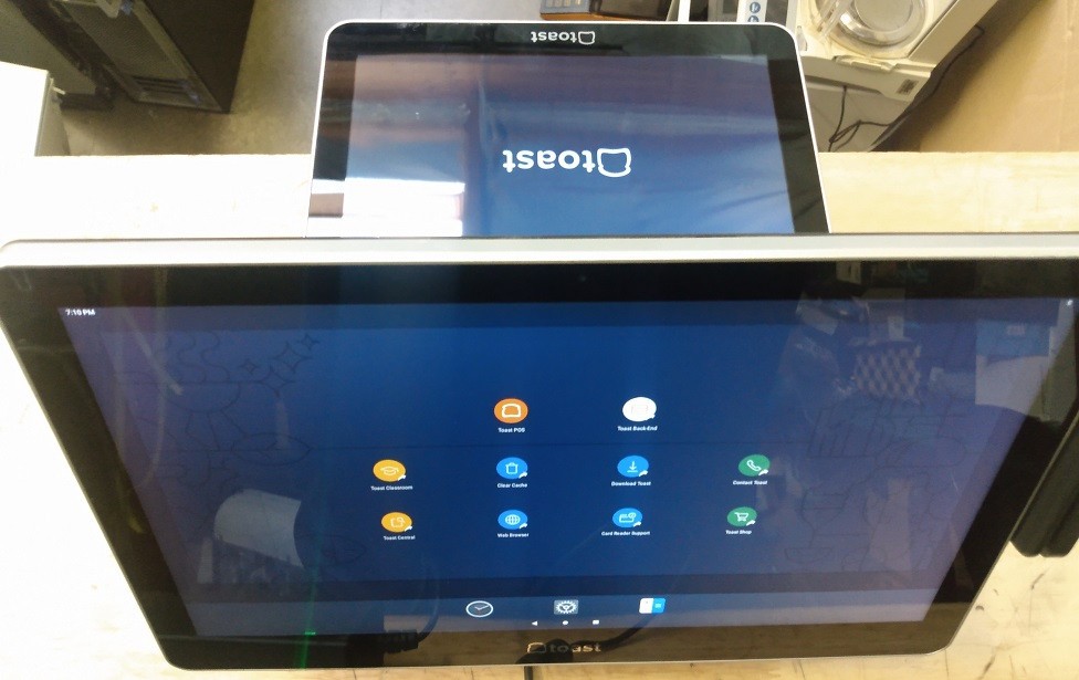 Toast Flex TT200 POS Dual-Display Includes Cable and Extras