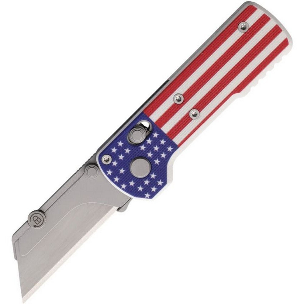 Oknife Otacle U1 Pocket Blade SK5 Carbon Steel Synthetic Handle - OTACLEU1SS