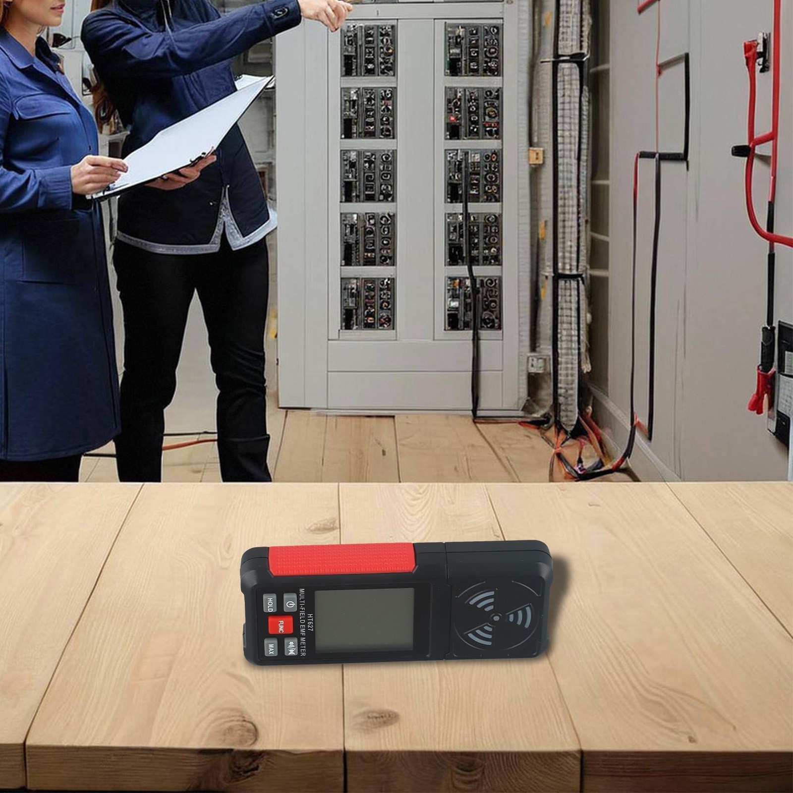 Audible & Visual Alarm EMF Meter Stay Informed about Electromagnetic Radiation
