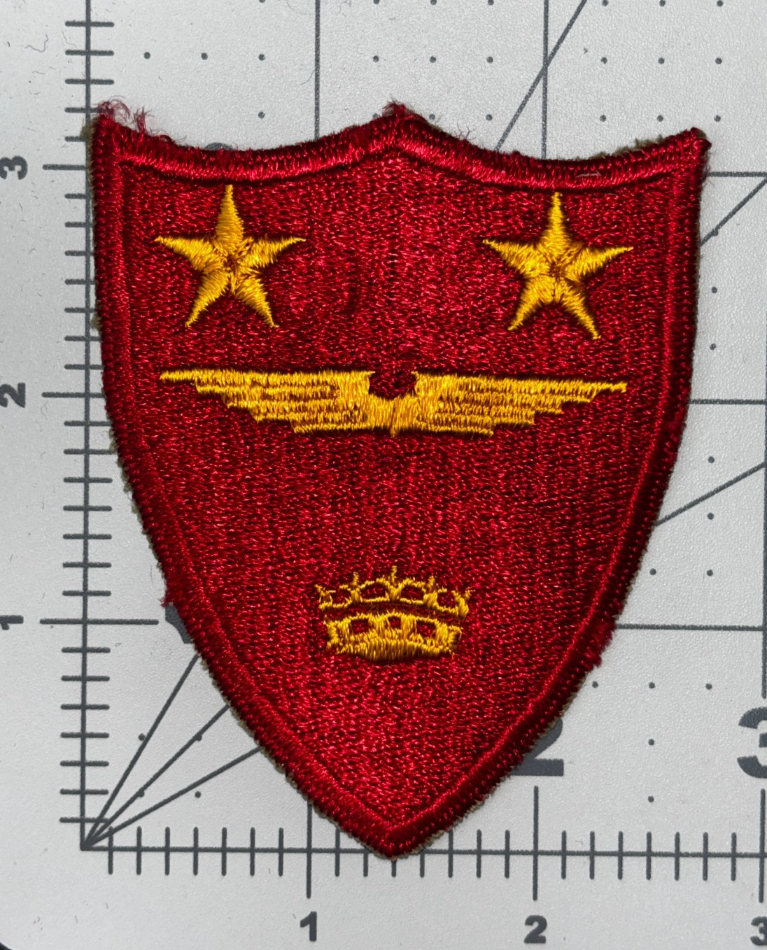 WW 2 USMC Headquarters Marine Air Wing Patch Inv# K8428