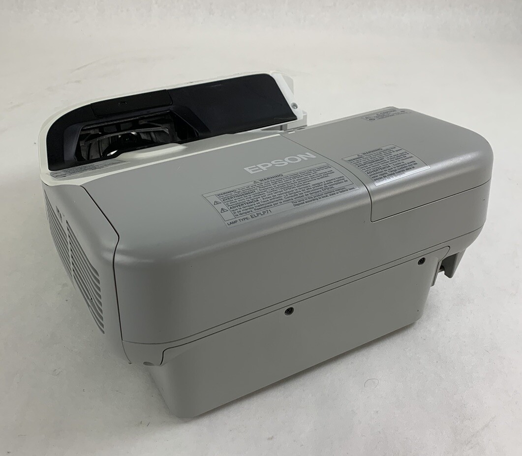 Epson H454A 485W Projector - Tested and Missing Port Cover